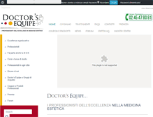 Tablet Screenshot of doctorsequipe.it